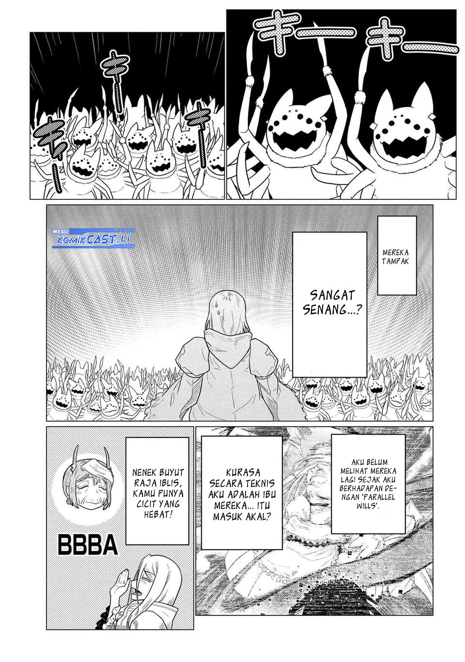 Kumo desu ga, Nani Ka? Chapter 72.2 Gambar 16